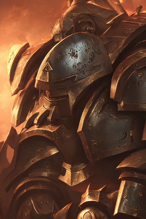 Image similar to armor portrait heros warhammer 4 0 k horus heresy fanart - the primarchs emperor by johannes helgeson animated with vfx concept artist & illustrator global illumination ray tracing hdr fanart arstation zbrush central hardmesh 8 k octane renderer comics stylized