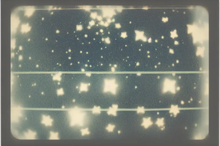 Image similar to theres a star in her eyes and she knows it, polaroid, by rinko kawauchi