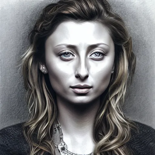 Prompt: pencil art, detailed portrait of aly michalka, intricate, hyper detailed, realistic, oil painting, by yoshitaka amano, cinematic lighting