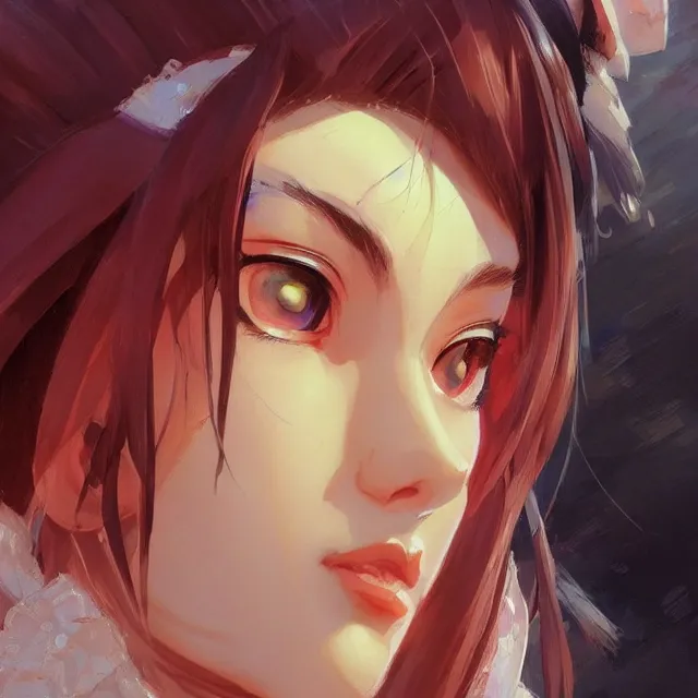 Prompt: pakistani anime character, medium close up portrait, elegant, digital painting, artstation, concept art, smooth, sharp focus, illustration, art by konstantin korovin and daniel f. gerhartz and john howe