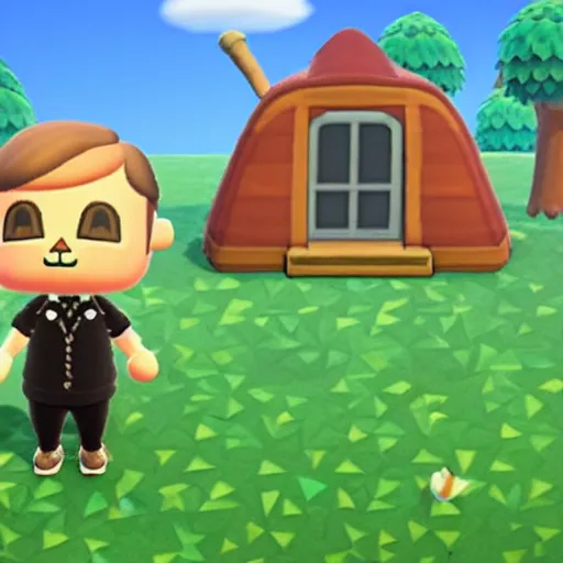 Image similar to ron pearlman in Animal Crossing