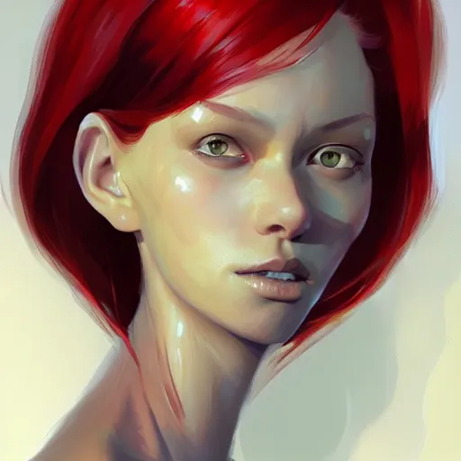 Image similar to woman made of red ooze, transparent, behance hd artstation by jesper ejsing by rhads, makoto shinkai and lois van baarle, ilya kuvshinov, ossdraws