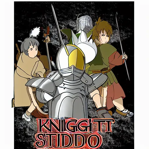 Image similar to a knight in armor studio ghibli