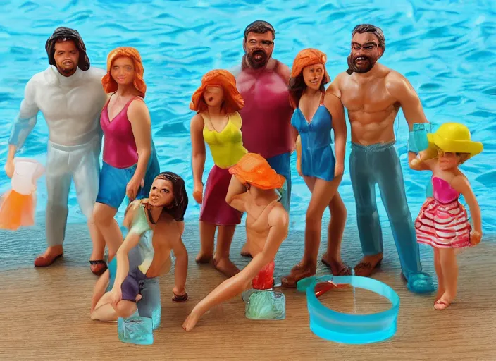 Image similar to Image on the store website, eBay, Full body, 80mm resin figure of People dressed in vacation attire