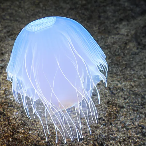 Image similar to An angel jellyfish