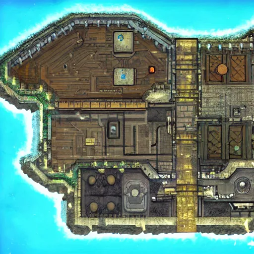 Image similar to photorealistic rimworld base