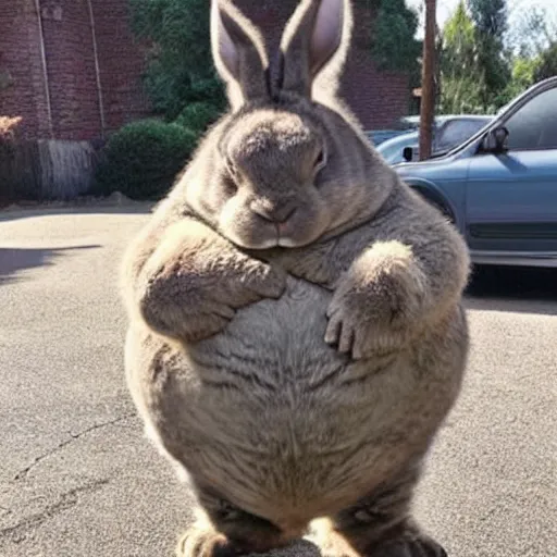 Prompt: real life big chungus