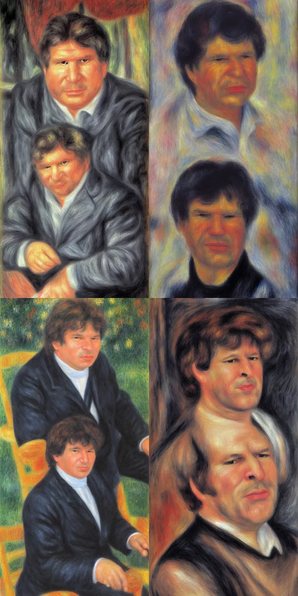 Prompt: Portrait of Igor Bogdanoff in the style of Renoir