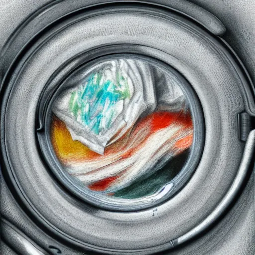 Image similar to 8 k capture scan of washing machine soup, high textured, conceptual, intricate detailed painting, illustration sharp detail