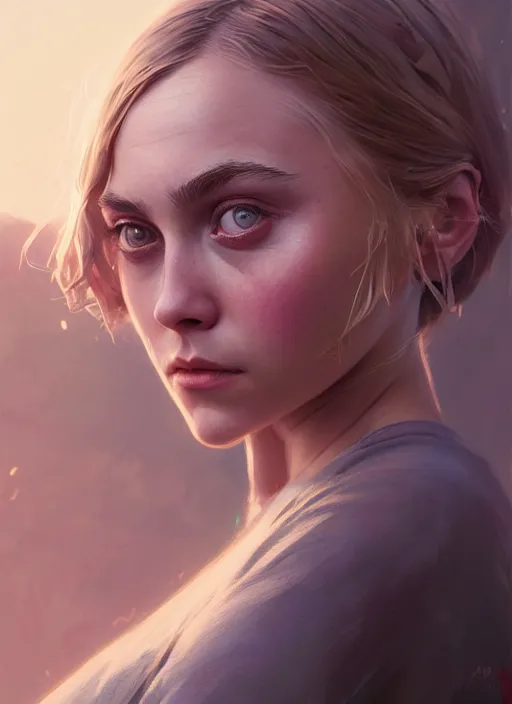 Image similar to highly detailed portrait of annasophia robb in gta v, stephen bliss, unreal engine, fantasy art by greg rutkowski, loish, rhads, ferdinand knab, makoto shinkai and lois van baarle, ilya kuvshinov, rossdraws, tom bagshaw, global illumination, radiant light, detailed and intricate environment