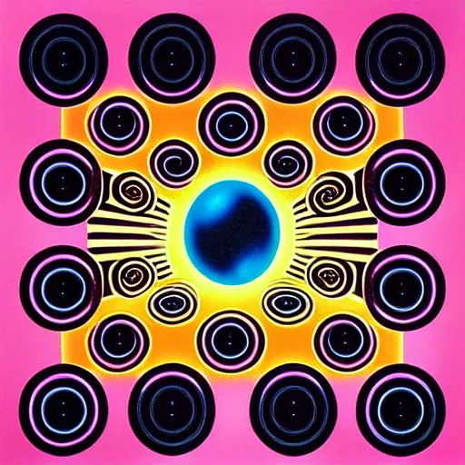 Image similar to black hole by shusei nagaoka, kaws, david rudnick, airbrush on canvas, pastell colours, cell shaded, 8 k