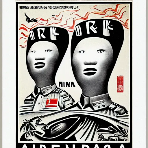 Image similar to A Singaporean propaganda poster designed by El Lissitkzky