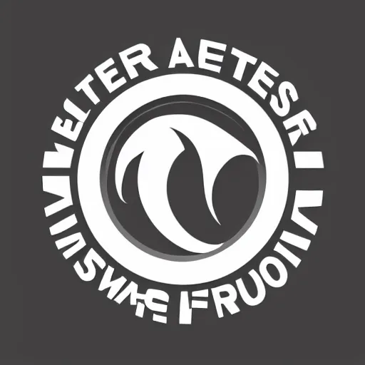 Image similar to simplistic vector logo for a project called aeternus, white background