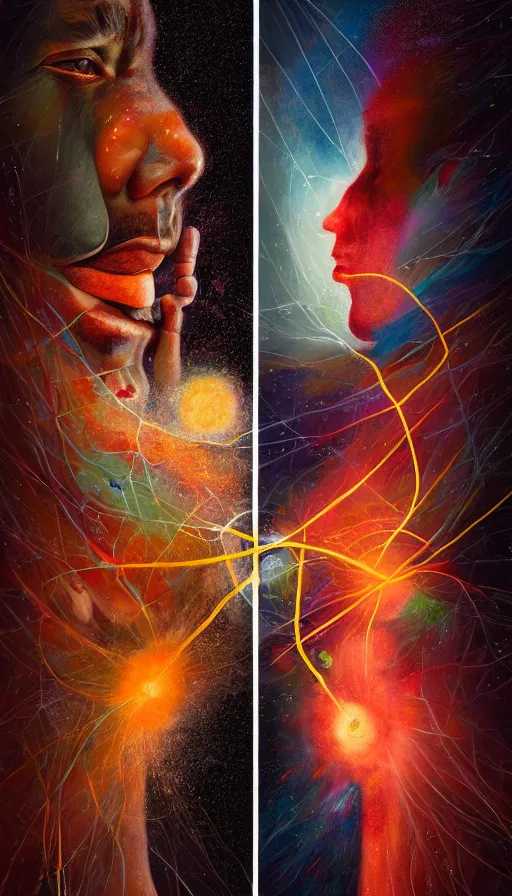 Image similar to the two complementary forces that make up all aspects and phenomena of life, by Sam Spratt