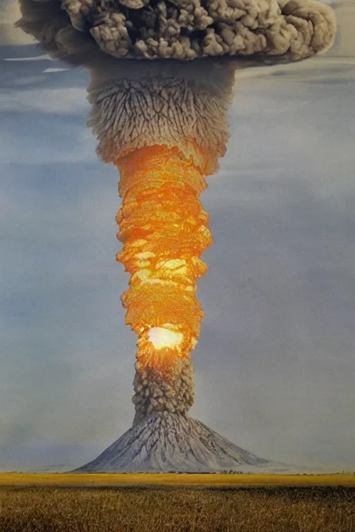 Image similar to modern nuclear explosion