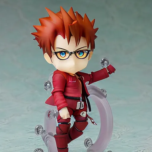 Image similar to vash the stampede, anime figure, nendoroid, studio photograph