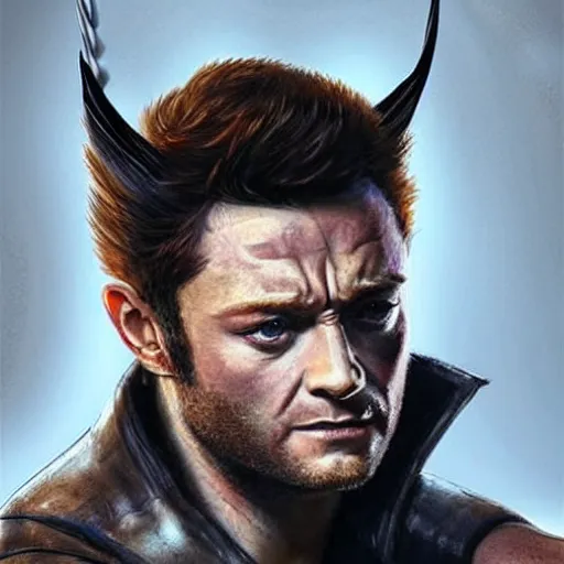 Prompt: “photorealistic concept art of Taron Egerton as Wolverine in full costume. MCU concept art. Highly detailed. Dramatic lighting.”