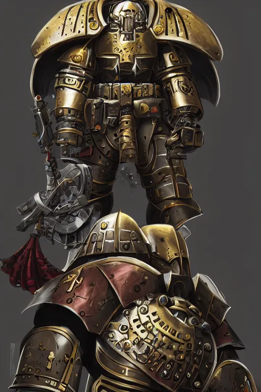 Image similar to armor portrait heros warhammer 4 0 k horus heresy fanart - the primarchs emperor by johannes helgeson animated with vfx concept artist & illustrator global illumination ray tracing hdr fanart arstation zbrush central hardmesh 8 k octane renderer comics stylized