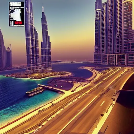 Image similar to gta : dubai. alternative, spiritual, ephemeral vibe