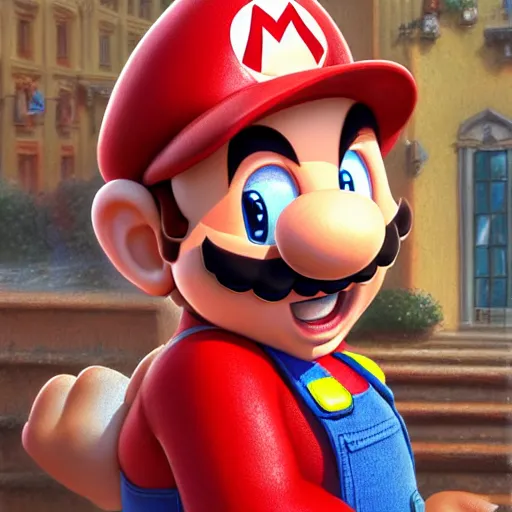 Prompt: photorealistic super mario, detailed, centered, digital painting, artstation, concept art, donato giancola, joseph christian leyendecker, wlop, boris vallejo, breathtaking, 8 k resolution, extremely detailed, beautiful, establishing shot, artistic, hyperrealistic, beautiful face, octane render, cinematic lighting, dramatic lighting, masterpiece