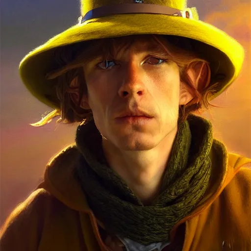 Image similar to epic portrait of snufkin, detailed, nebula skies, digital painting, artstation, concept art, donato giancola, joseph christian leyendecker, wlop, boris vallejo, breathtaking, high details, extremely detailed, sincere face, establishing shot, artistic, hyper realistic, beautiful face, octane render