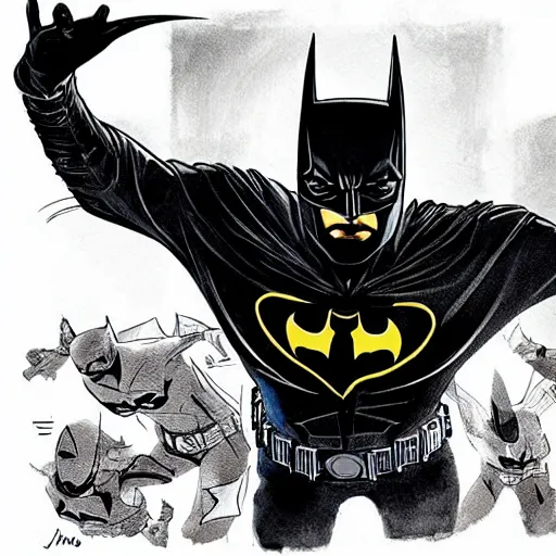 Image similar to Jarred Leto as Batman saying \'It\'s Morbin\' Time\', detailed artistic concept art, Hollywood Exclusive