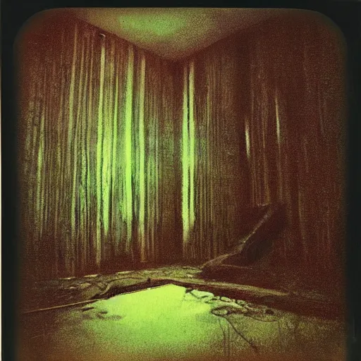 Image similar to surreal polaroid by andrei tarkovsky and beksinski, liminal space, photorealistic, high definition, technicolor, award - winning photography, masterpiece, amazing colors,