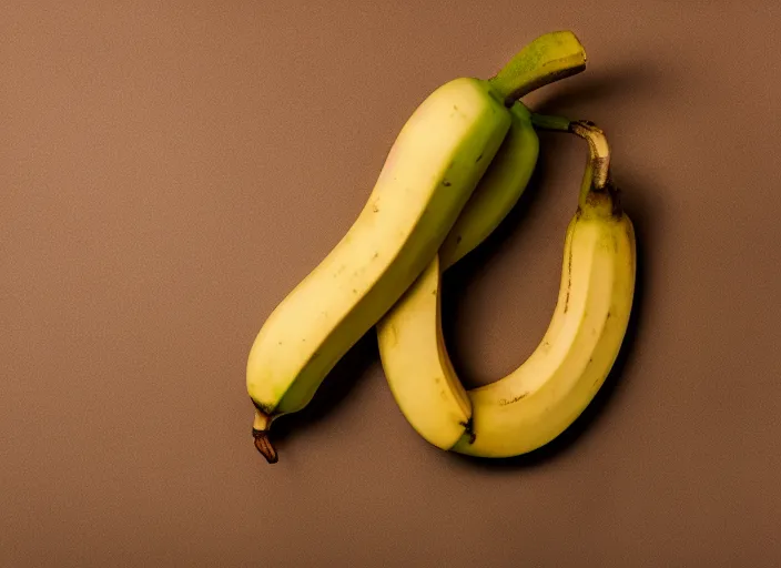 Image similar to photo still of a banana eating an apple, 8 k, studio lighting bright ambient lighting key light, 8 5 mm f 1. 8