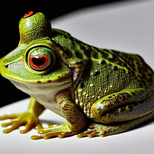 Prompt: anthropomorphic frog