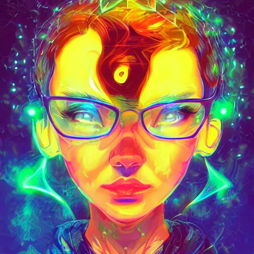 Image similar to skill magic geek inside matrix deepdream radiating a glowing aura stuff loot legends stylized digital illustration video game icon artstation lois van baarle, ilya kuvshinov, rossdraws,