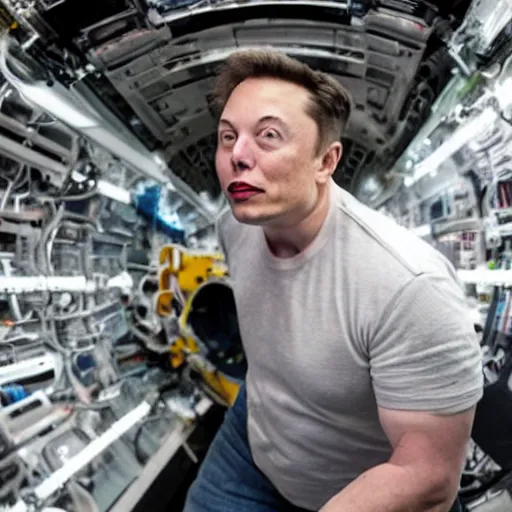 Prompt: elon musk saving the world