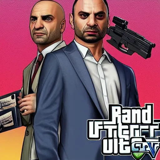 Image similar to Michael Mando aka Nacho Varga from Better Call Saul as a GTA character portrait, Grand Theft Auto, GTA cover art