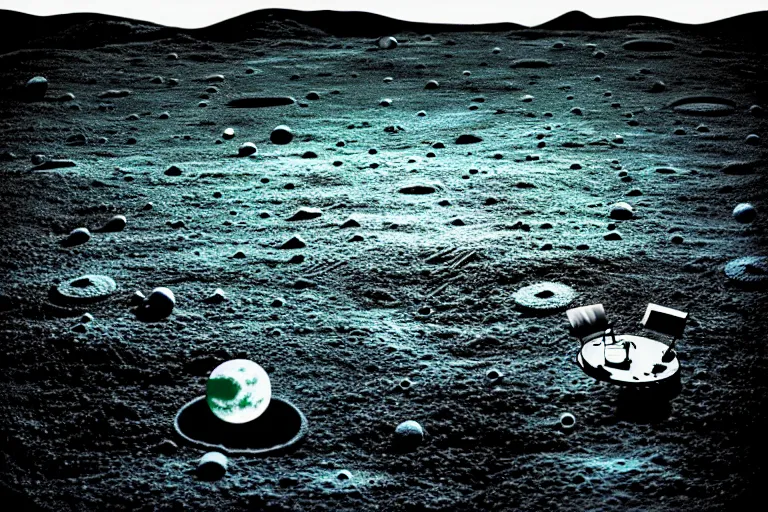 Prompt: 🤡 cthulhu on the lunar surface, moon, horizon, photorealistic, movie still