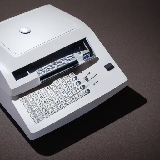 Image similar to A top secret scientific illustration of a fax machine using quantum mechanics