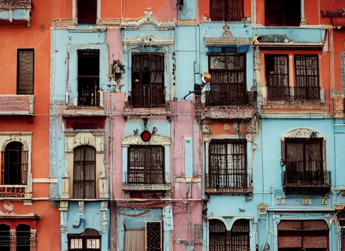 Prompt: symmetry!! seen through a window!! guanajuato city, by wes anderson