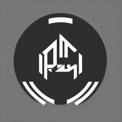 Image similar to black on white logo design in style of eric hu, y 2 k, brutalism, acid, techno