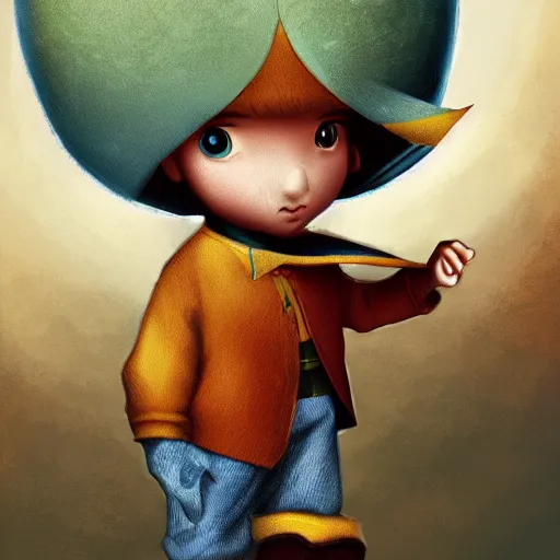 Image similar to little prince, fantasy digital art