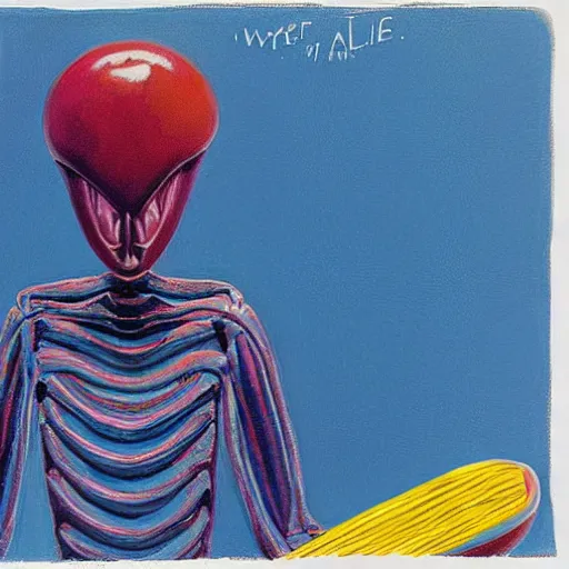 Image similar to alien by wayne thiebaud