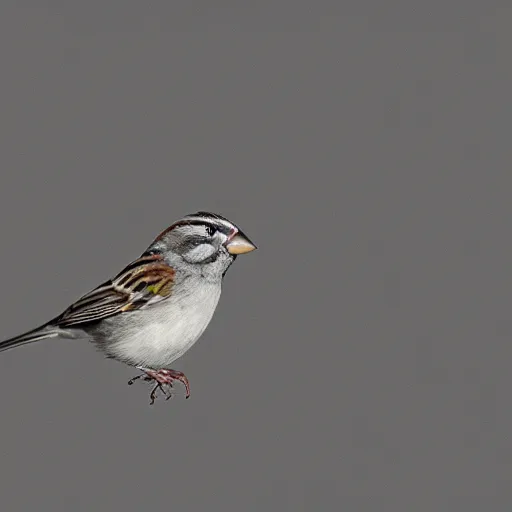 Image similar to sparrow playing with ps5, award winning photo 33mm