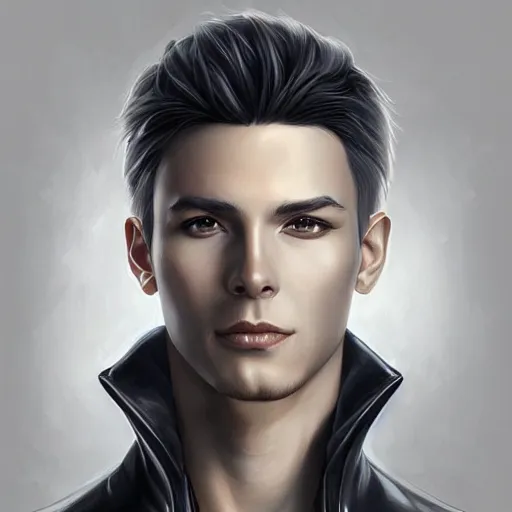 Image similar to portrait of savid bowie, art by artgerm