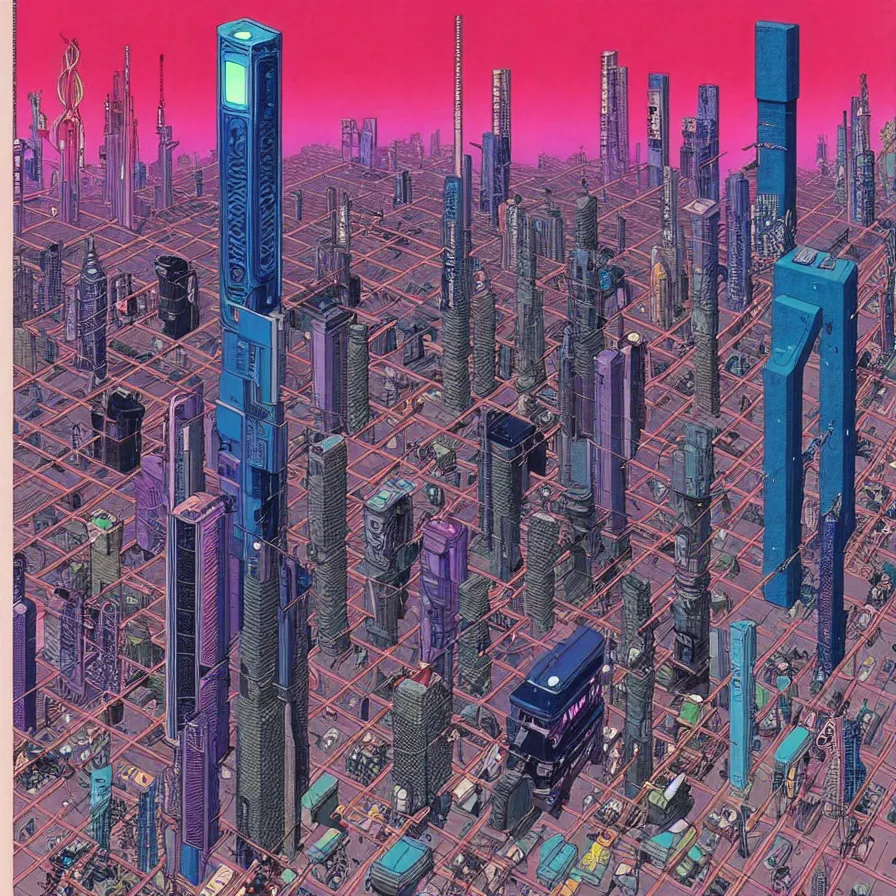 Prompt: ( ( ( ( cyberpunk city ) ) ) ) by mœbius!!!!!!!!!!!!!!!!!!!!!!!!!!!, overdetailed art, colorful, artistic record jacket design