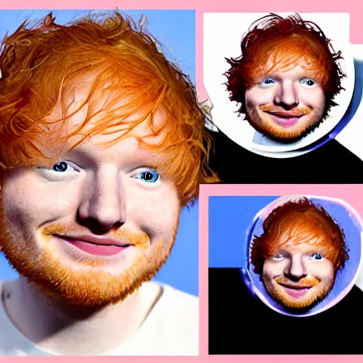 Prompt: ed sheeran as an egg