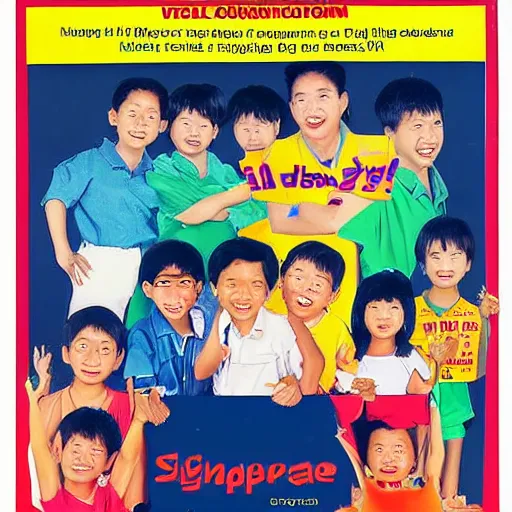 Image similar to 1 9 9 0 s singaporean public education poster