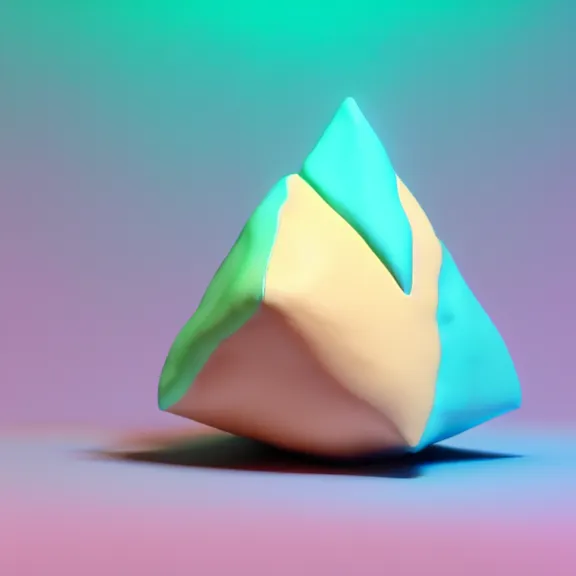 Image similar to A highly detailed 3d render of several pastel colored liquid viscuous objects are melting together as a clay in a geometric shape with detailed shadow. Geometric shaped. detailed shading, vray octane, redshift. ray tracing. micro details, Hyper detailed, 8K3d, Trending on Artstation. rendered in cinema4d, Hyper realism.