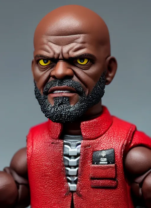 Prompt: terry crews, a nendoroid of peter dinklage figurine, realistic face, detailed, product photography