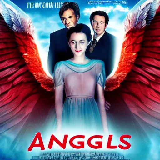 Image similar to movie poster about angels