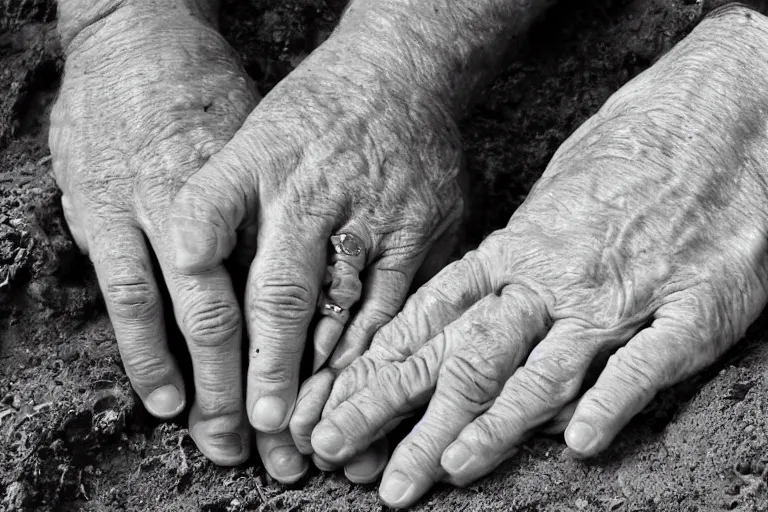 Prompt: original photo 'My Fathers Hands' by MartinaMcLoughlin