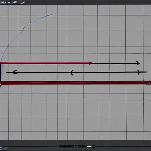 Prompt: a physics diagram of a beam supported on both ends with a load in the middle