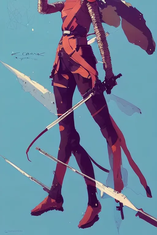 Prompt: a ultradetailed full body portrait of jeanne d arc, by conrad roset, greg rutkowski and makoto shinkai trending on artstation