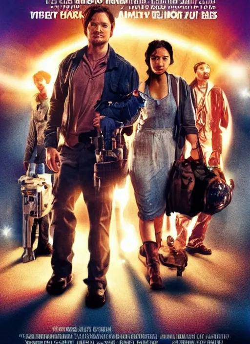 Prompt: new movie poster of Firefly